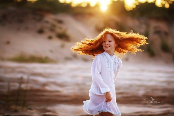 Солнечная девочка рисунок