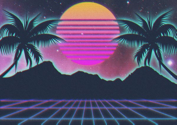 Нарисовать закат