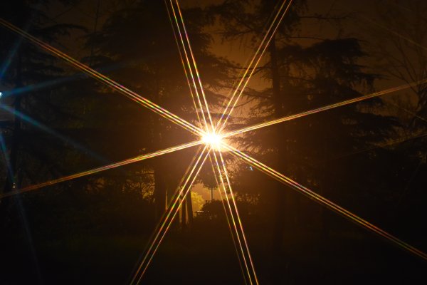 Свечение лучи