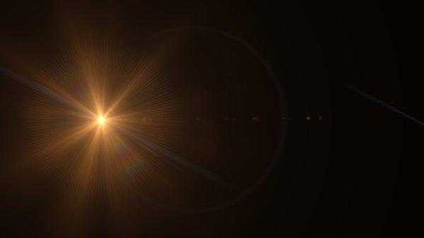 Блики на черном фоне