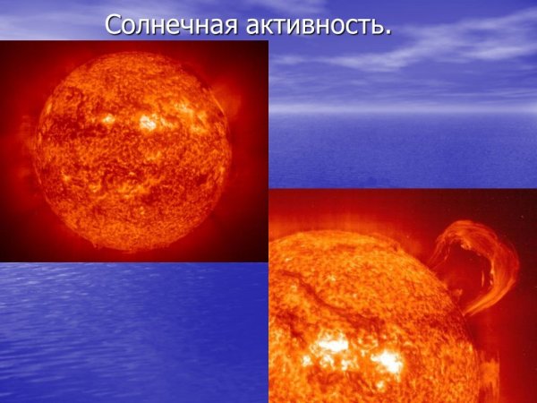 Солнечная активность солнца