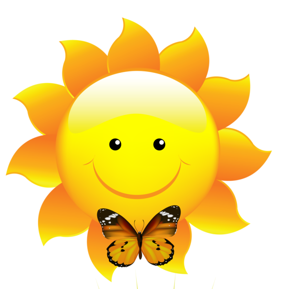 Солнышко улыбается