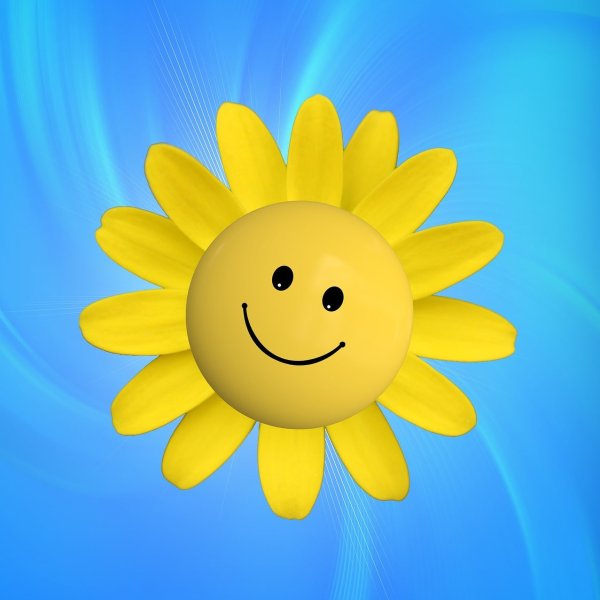 Солнце улыбается