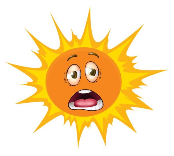 Удивленное солнце