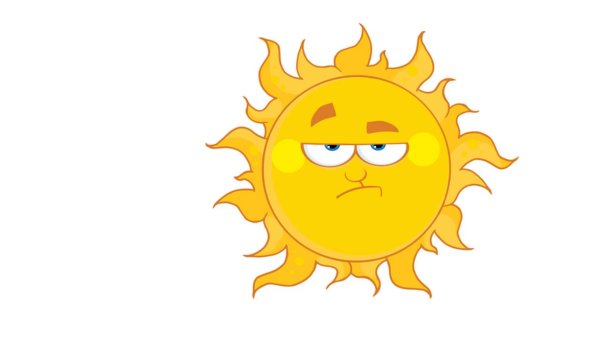 Сердитое солнышко