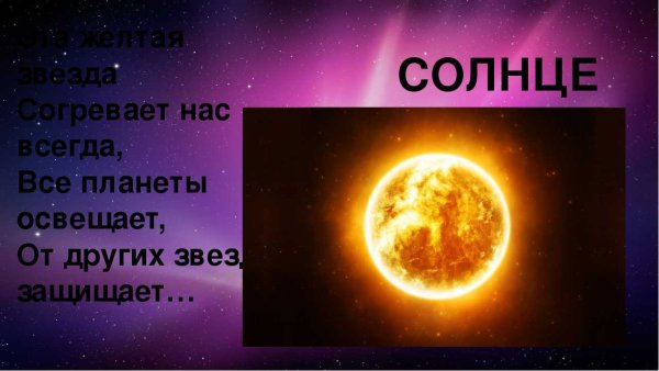 Солнце в космосе