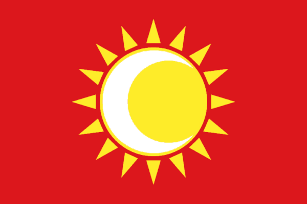 Флаг с солнцем