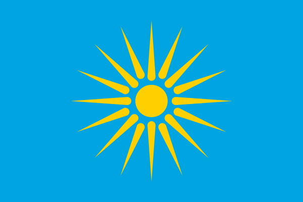 Флаг с изображением солнца