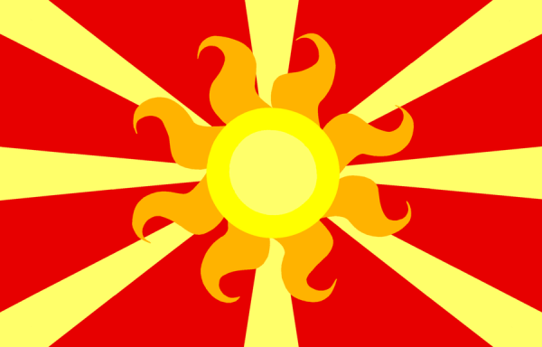 Флаг с солнышком