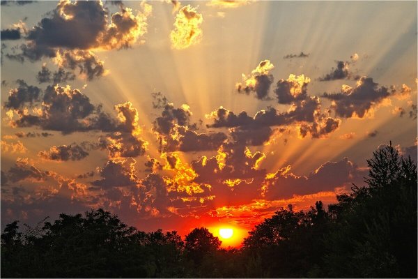 Природа горы солнце