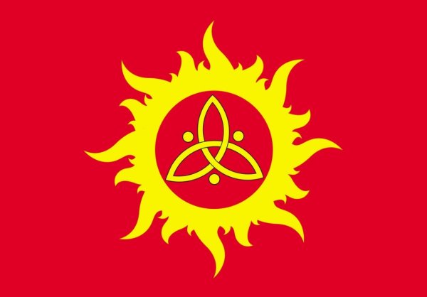 Солнце на флаге Казахстана
