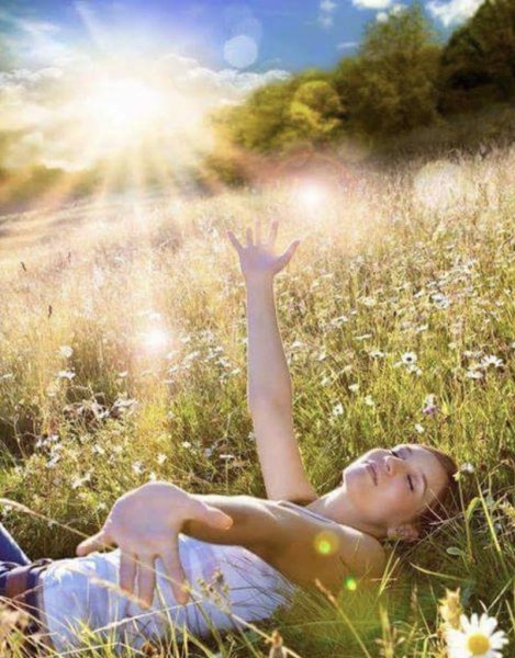 Солнце природа радость