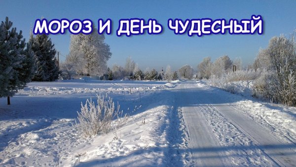 Стихотворение Александра Сергеевича Пушкина зимнее утро