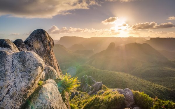 Рассвет в горах