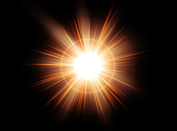 Солнечный свет над морем