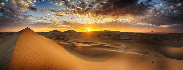 Уакачина Перу закат