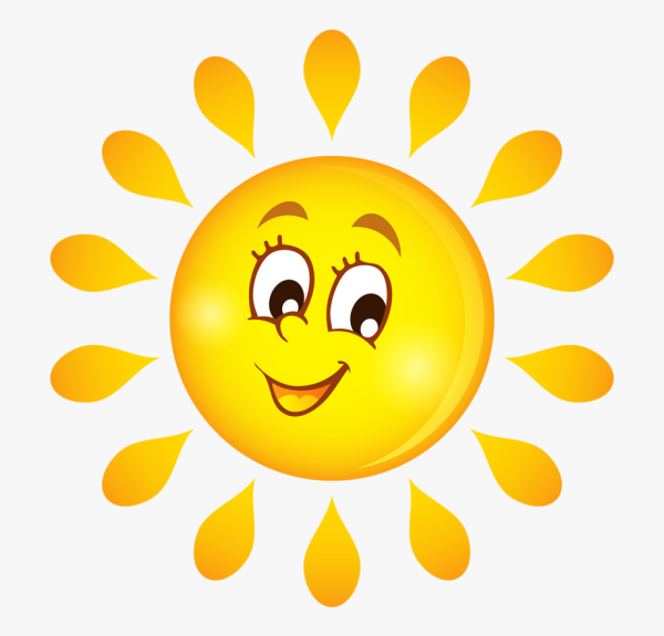 Солнышко улыбается