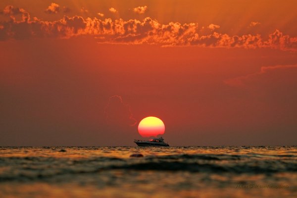 Голубой закат