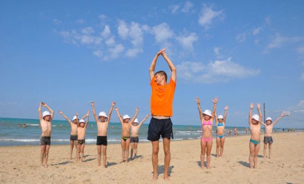 Летний закаливание детей