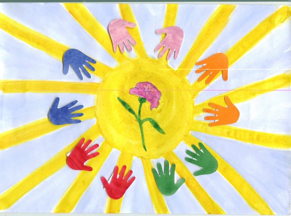 Рисование Солнечный круг