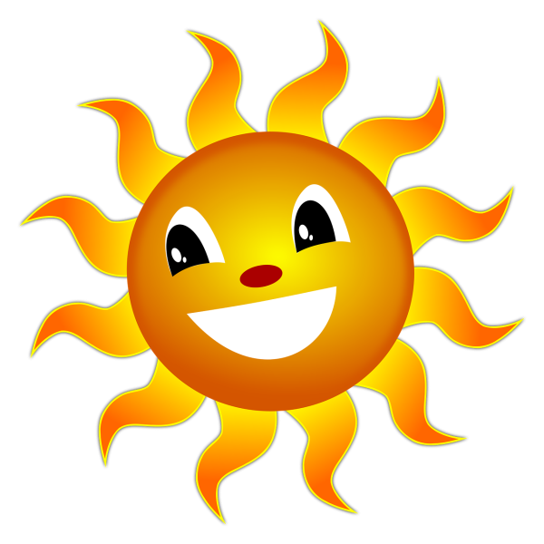 Солнце улыбается