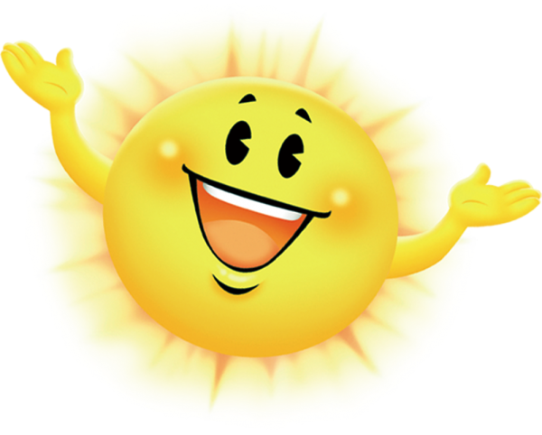 Солнышко улыбается
