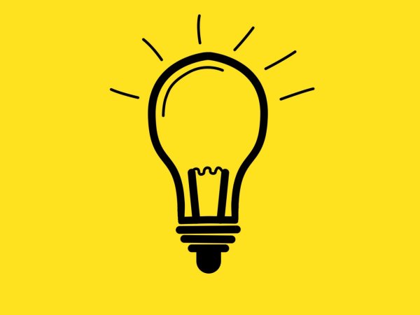 Лампа ночью