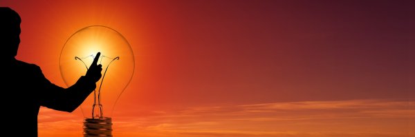 Лампочка в темноте