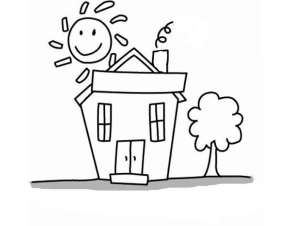 Зимняя деревня