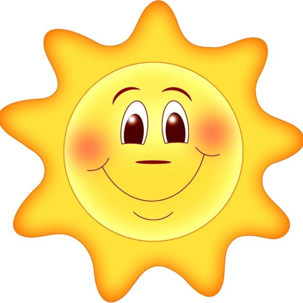 Солнце мультяшное