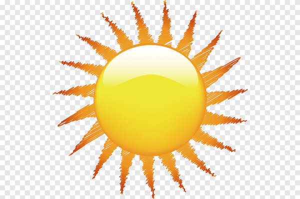 Солнце без фона