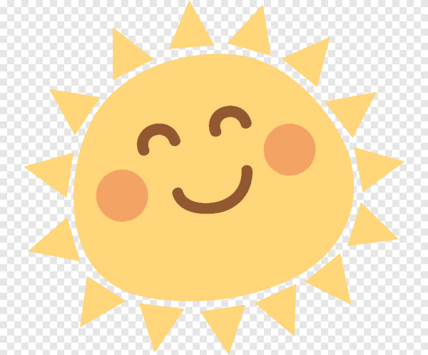 Солнышко улыбается