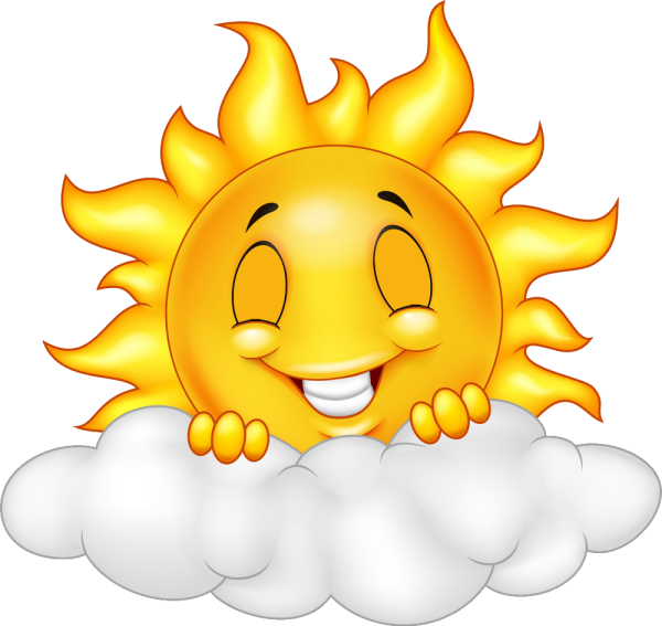 Солнце улыбается