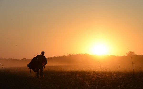 Солдат уходит в закат
