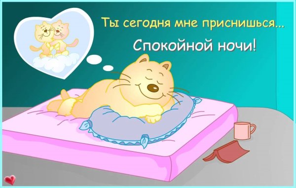Спокойной ночи мой сладкий