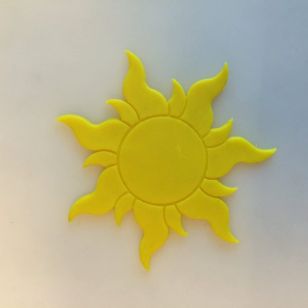 Солнышко из пенопласта