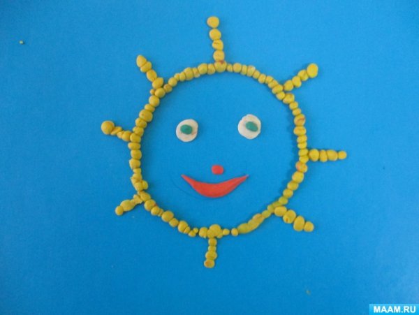 Поделка солнышко для мамочки