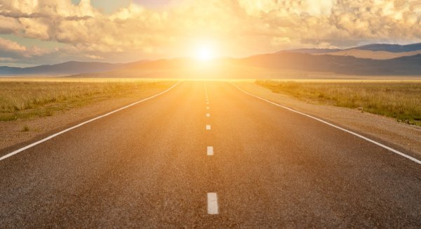 Дорога уходящая вдаль