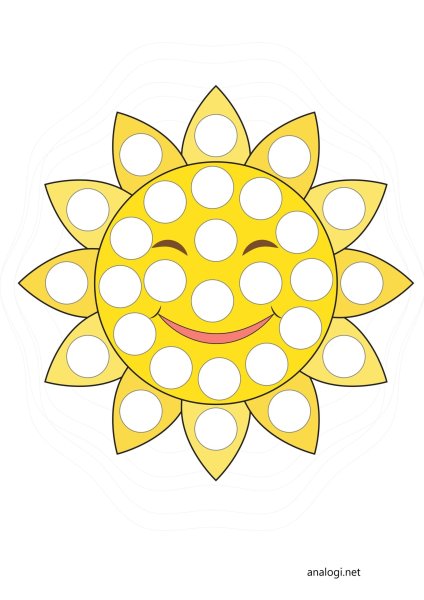 Солнышко из пластилина для детей