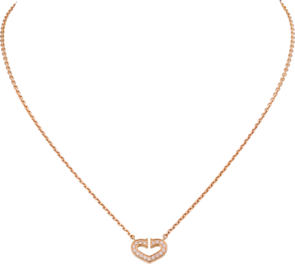 Золотая цепочка с подвеской без фона