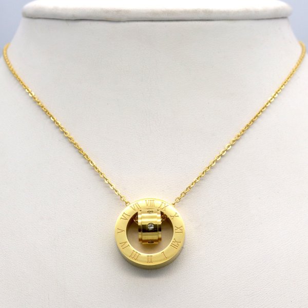 Цепочка с кулоном золото
