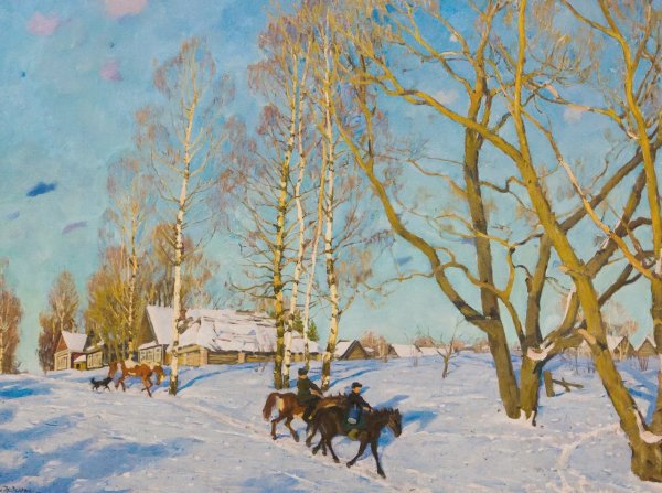 Константин Юон волшебница-зима, 1912