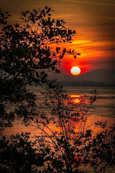 Вечер закат