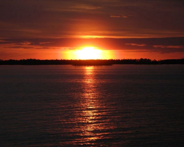 Природа России закат