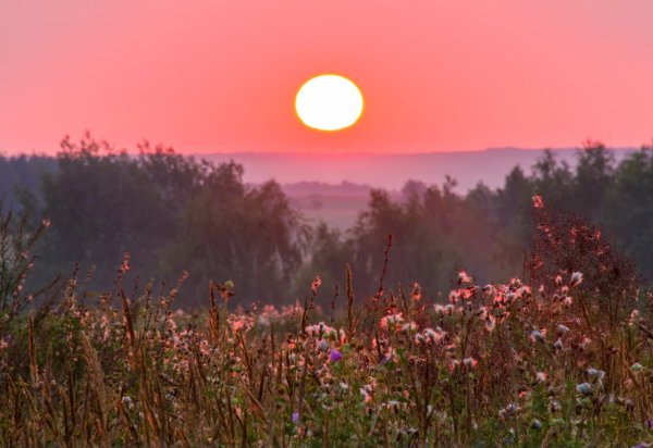 Озеро Селигер закат