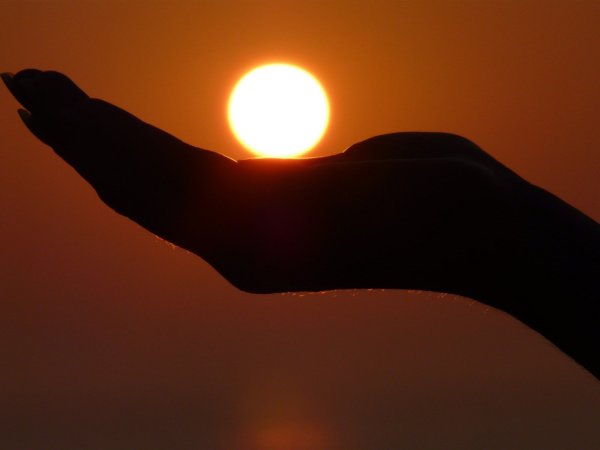 Солнышко в руках