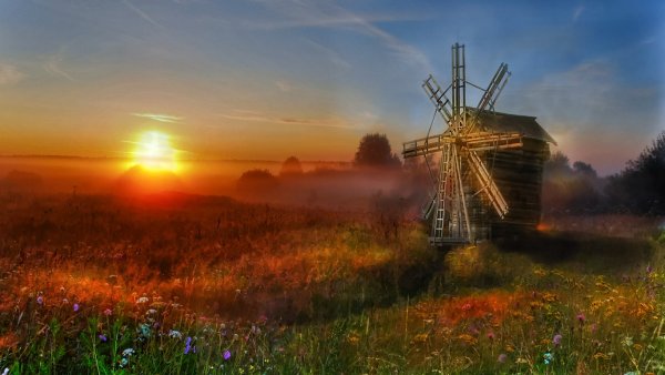 Солнце встает