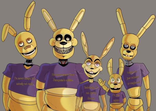 FNAF 5 АНИМАТРОНИКИ