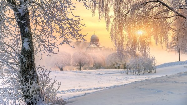 Морозный Солнечный день