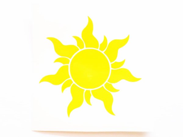 Солнце из Рапунцель раскраска